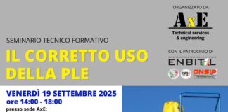 “Il corretto uso delle Piattaforme di Lavoro Elevabili”, Seminario Tecnico con riconoscimento crediti a Collecorvino (PE)